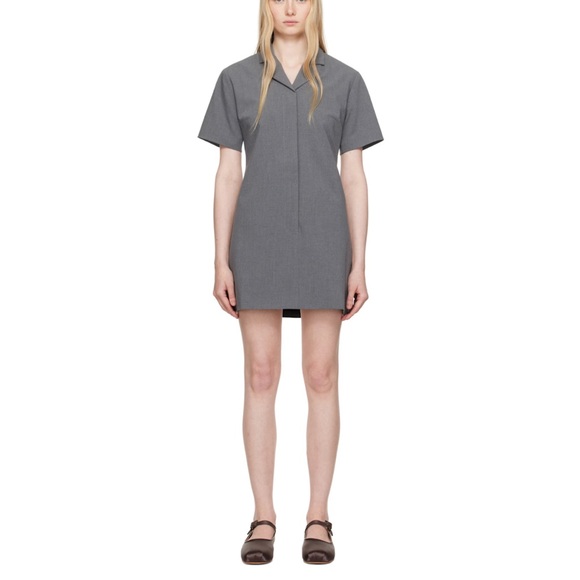 Sandy Liang Nurse Dress - Gray L - Picture 2 of 4